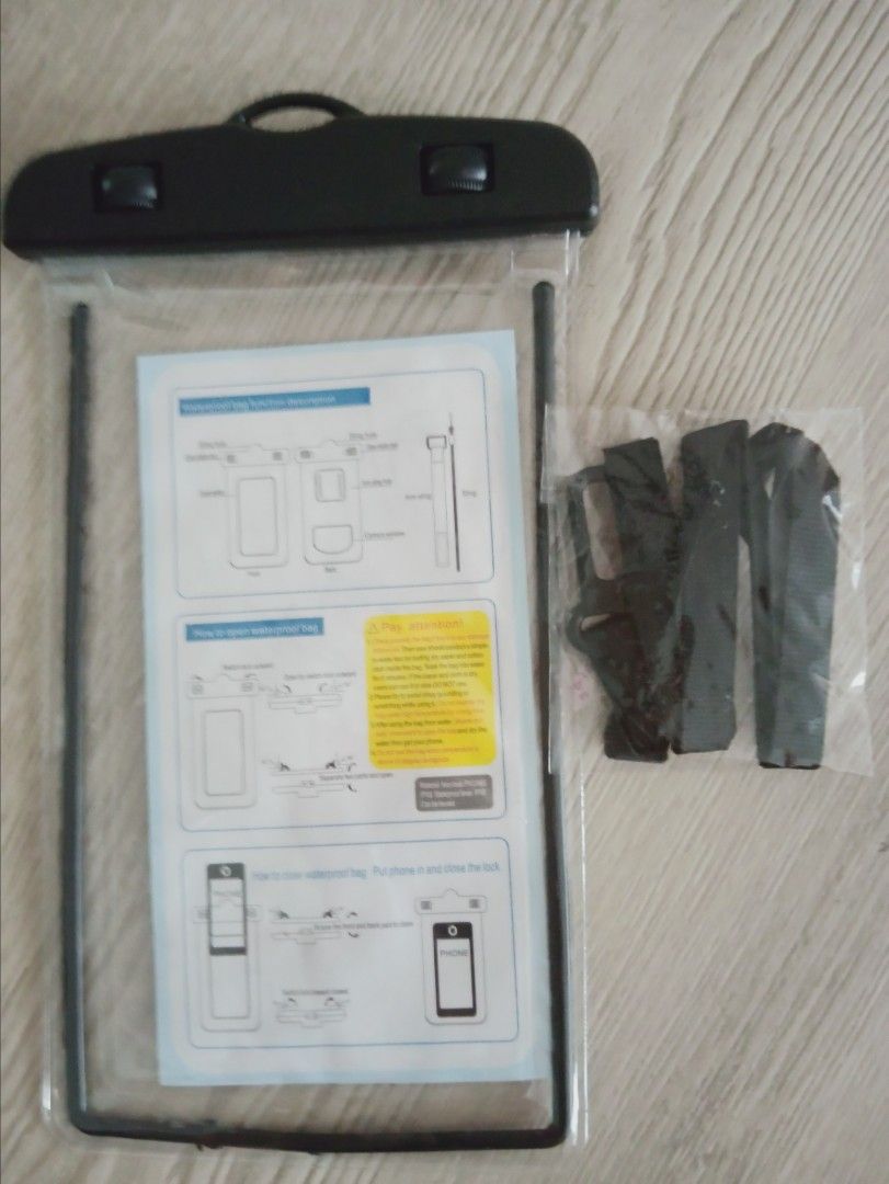 Onn waterproof pouch sales