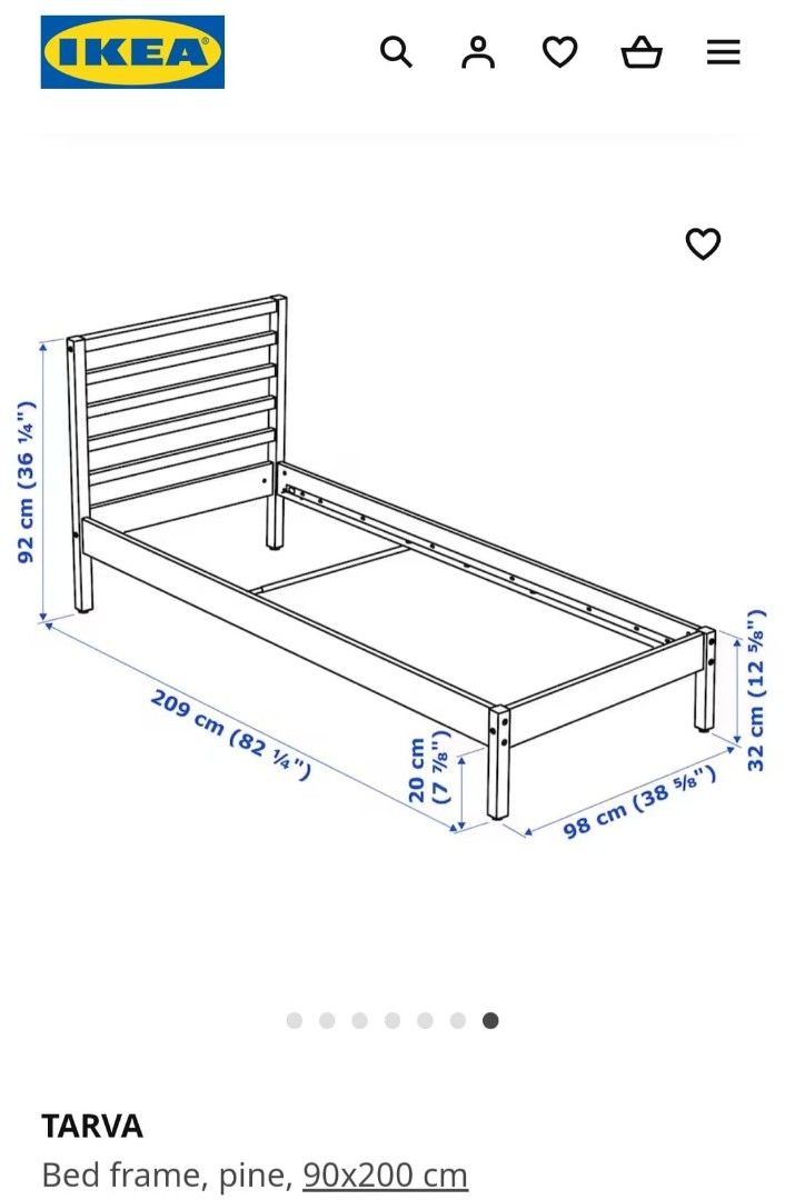 Ikea singlebed bedframe, Furniture & Home Living, Furniture, Bed