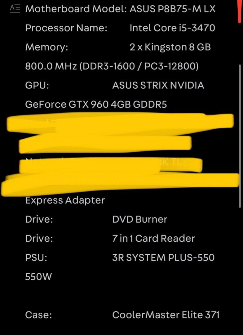 I5 3470 gtx discount 960