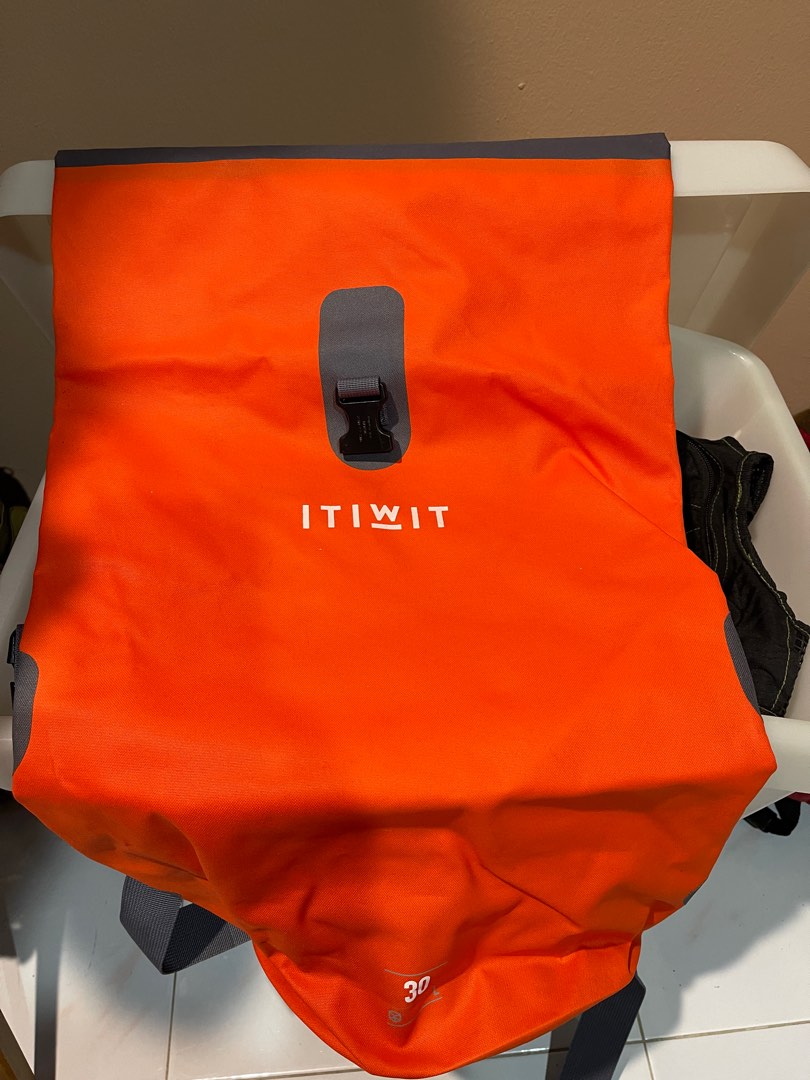 itiwit Waterproof Dry Bag 30L Orange Men s Fashion Bags
