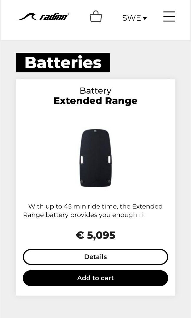 Radinn battery shop