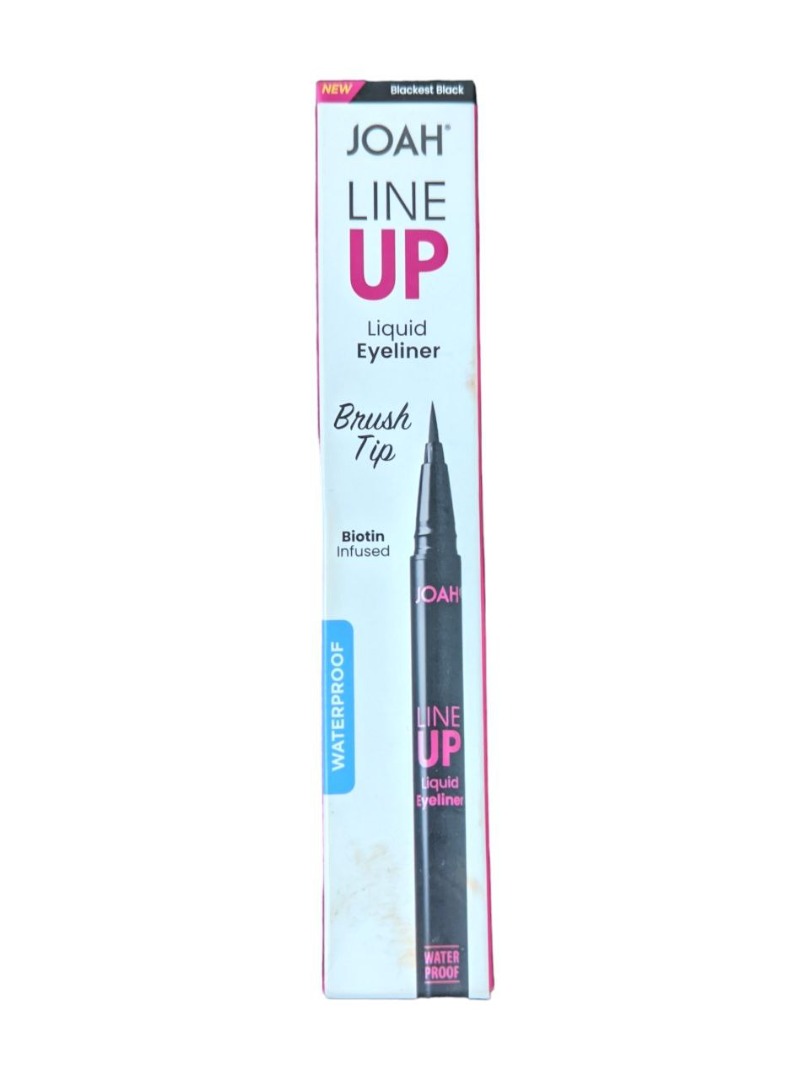 JOAH Line Up Liquid Eyeliner with Precision Brush Tip, Waterproof