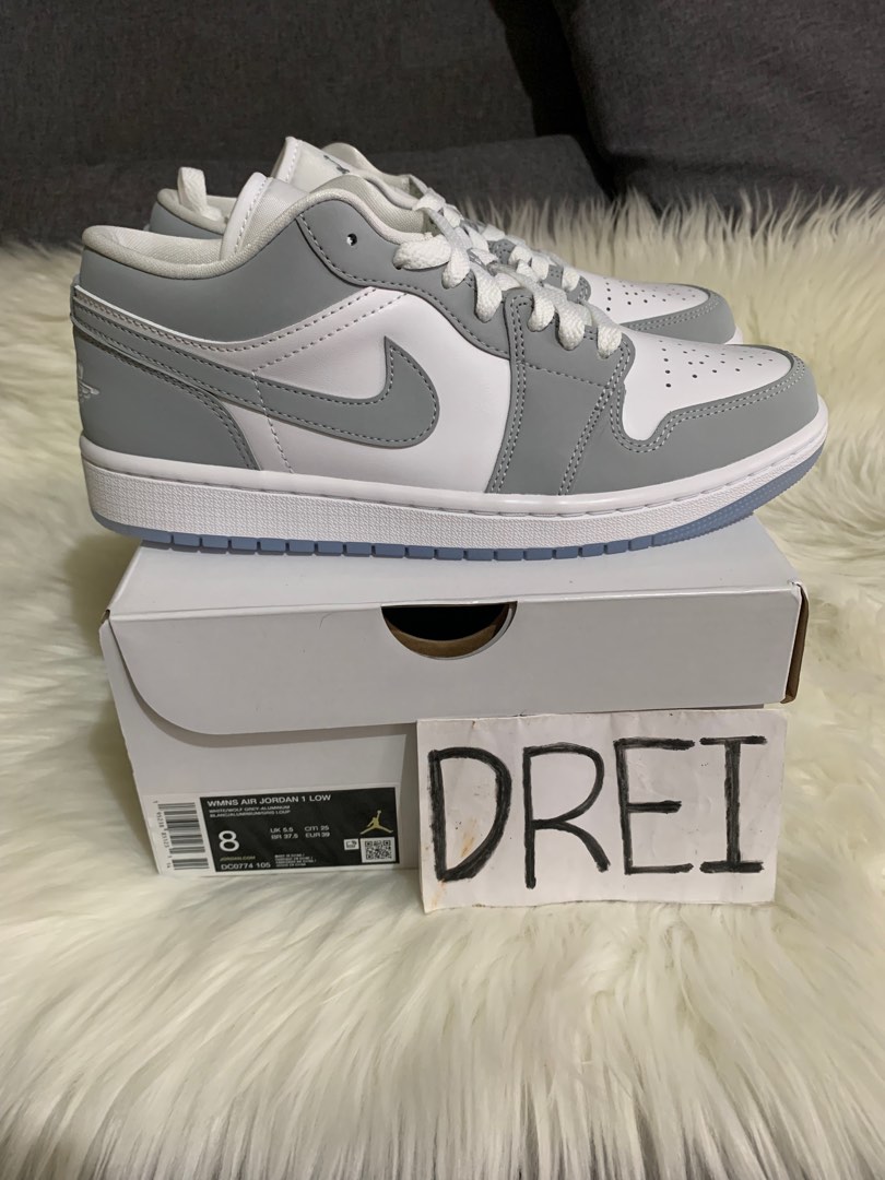 mens wolf grey jordan 1