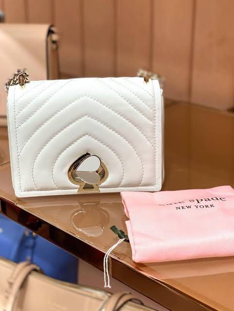 Kate Spade Amelia Pearl White Convertible Crossbody Shoulder Bag Luxury Bags Wallets on Carousell