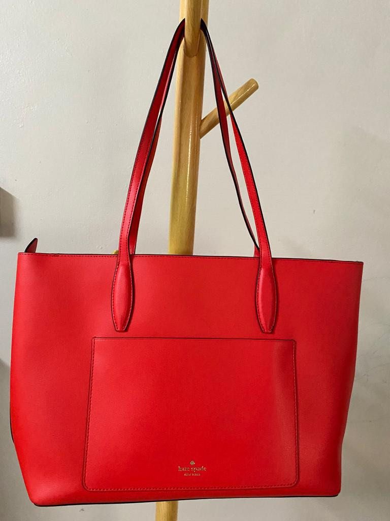 Kate Spade Adel large tote in geranium Women s Fashion Bags