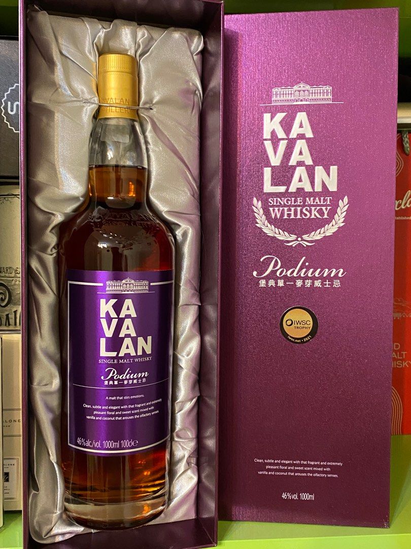 KAVALAN PODIUM 46%vol. 1000ml KAVALAN Podium 46% - 0.7 - Taiwan
