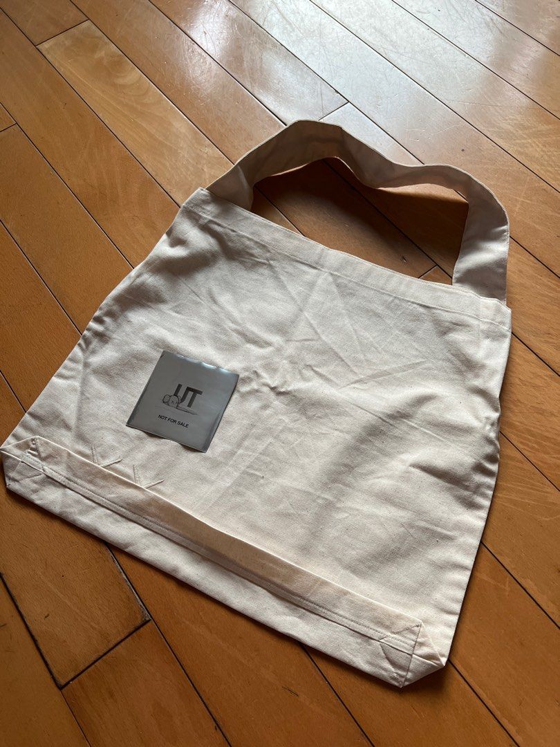KAWS x Uniqlo Artbook Cover Tote Bag Natural