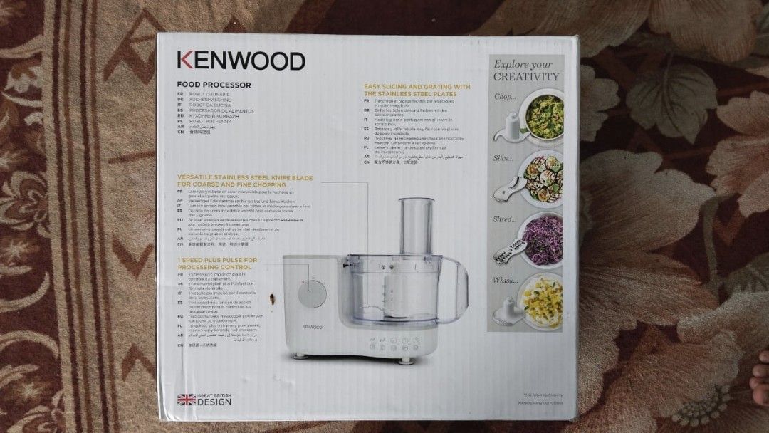Kenwood FP120 food processor, TV & Home Appliances, Kitchen Appliances