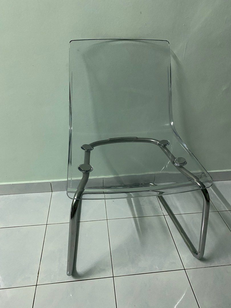 Kerusi transparent ikea, Furniture & Home Living, Furniture, Chairs on