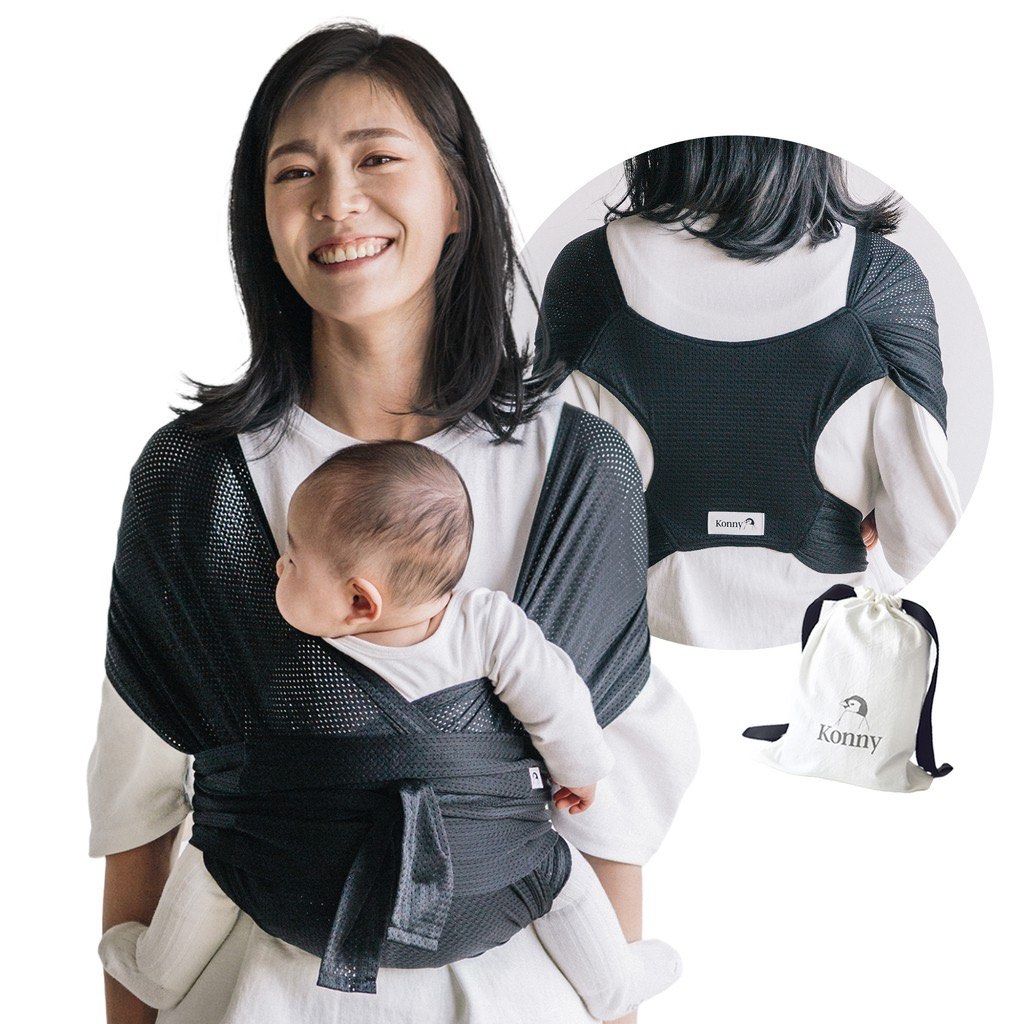 Konny Baby Carrier summer black size L Babies Kids Going Out