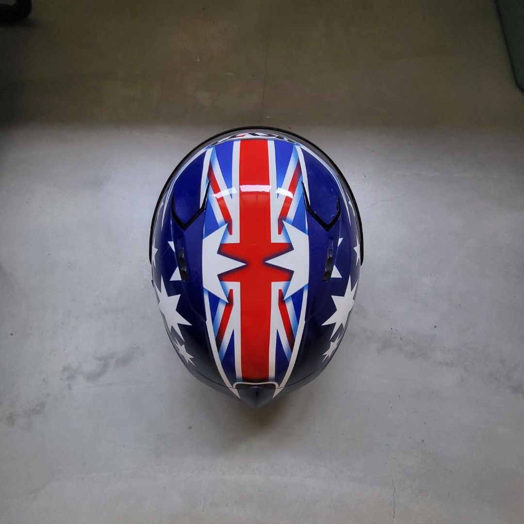 KYT helmet Broc Parkes, Motorcycles, Motorcycle Accessories on Carousell