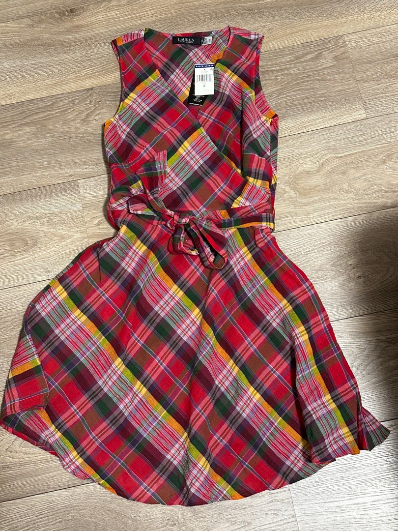 Ralph lauren tartan hot sale plaid dress