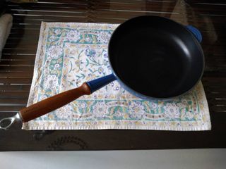 29/36cm Thick Cast Iron Frying Pan Flat Pancake Griddle Uncoated