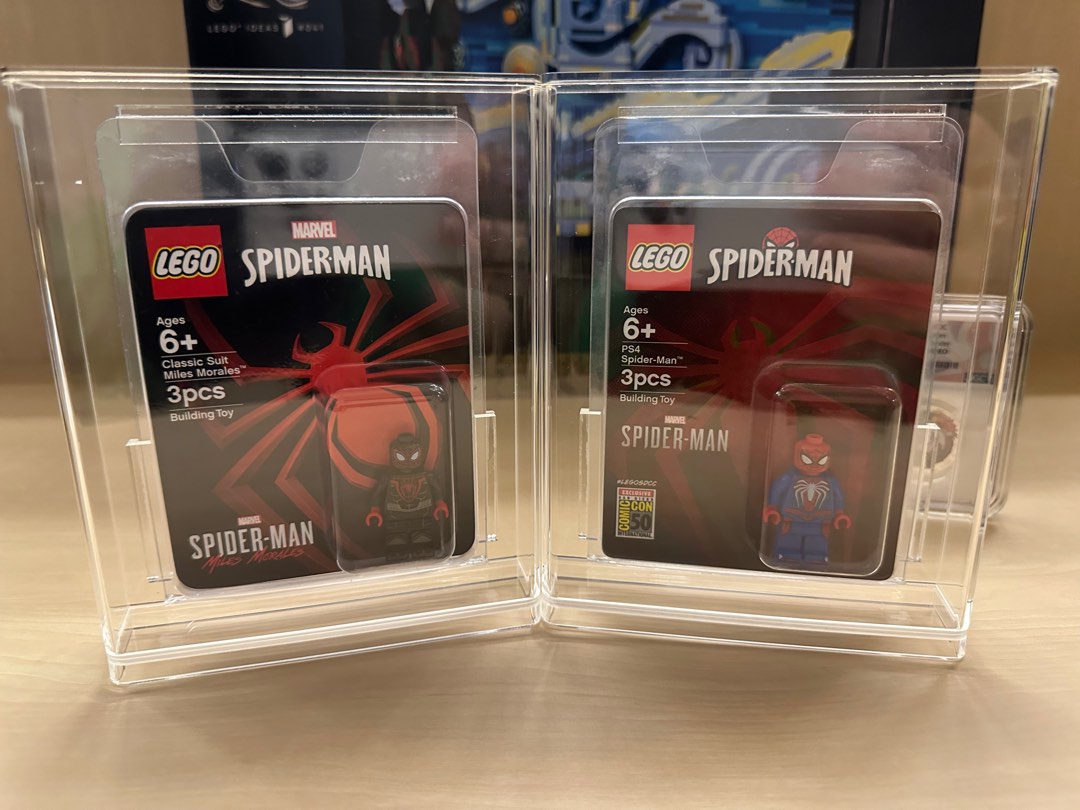 Lego spider man ps4 minifigure sales sdcc