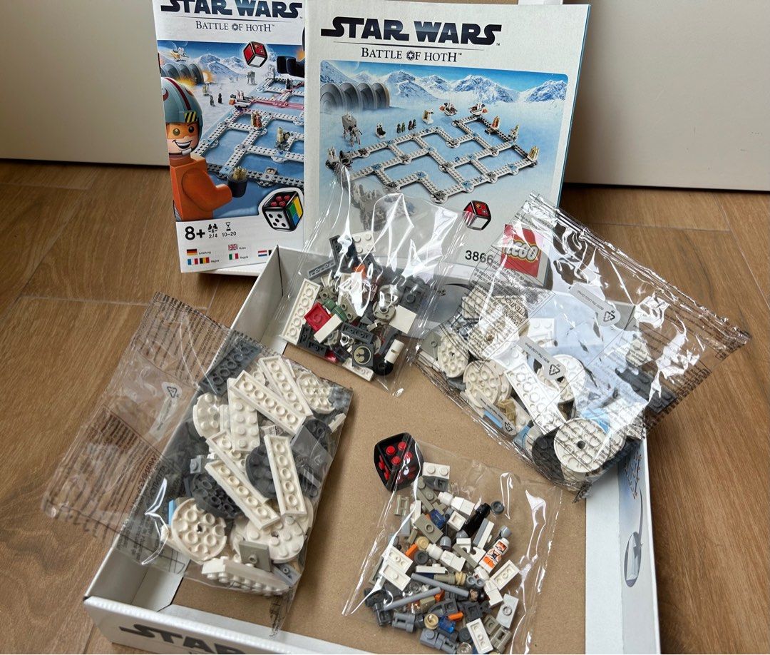 Lego Star Wars battle of hoth board game build microfigures