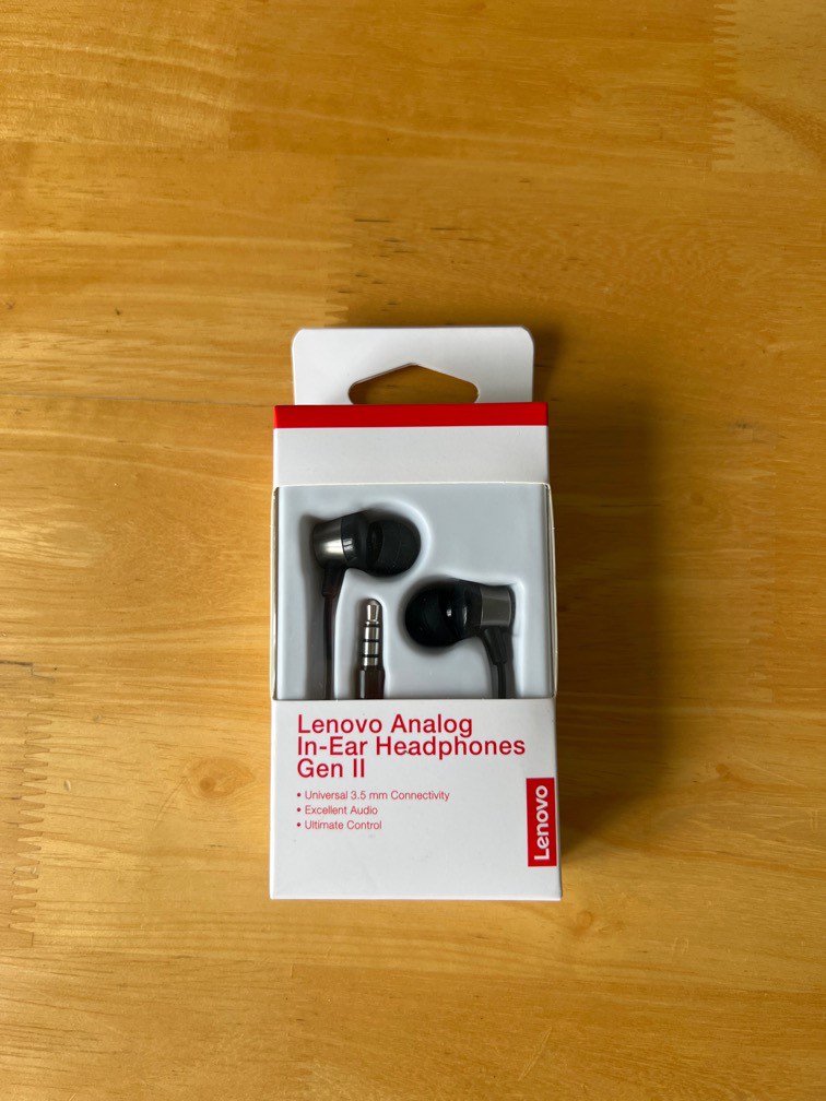 LENOVO Analog In-Ear Headphones Gen II, Audio, Earphones on Carousell