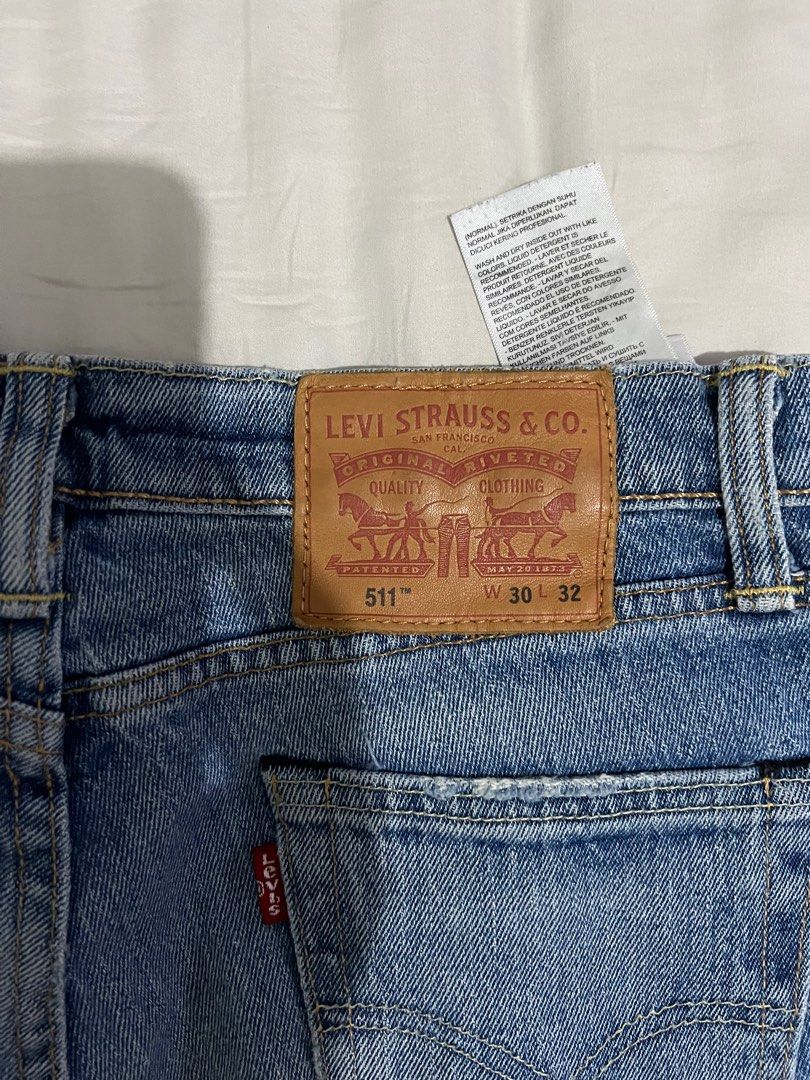 Levis 511 white oak size 30 stretch denim Men s Fashion Bottoms Jeans on Carousell