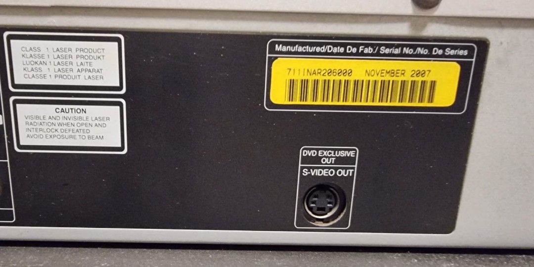 LG DVD player/ video cassette recordor, TV & Home Appliances, TV