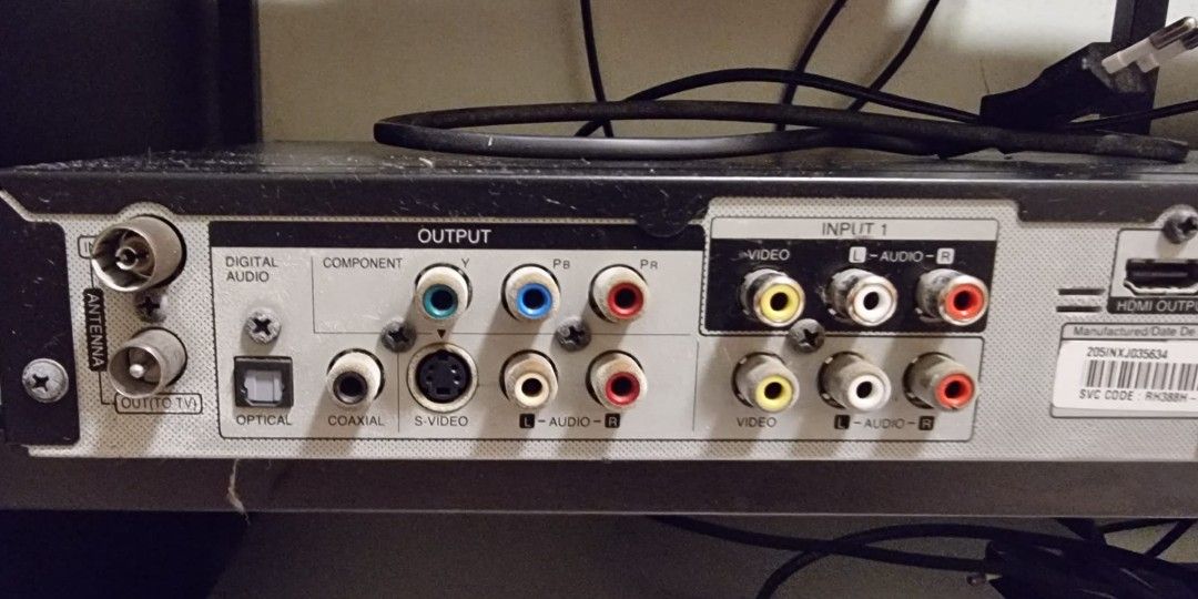 LG HDD/DVD recorder RH388H, TV & Home Appliances, TV & Entertainment