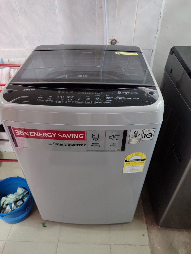 9kg Top Load LG Smart Inverter Washing Machine, TV & Home Appliances