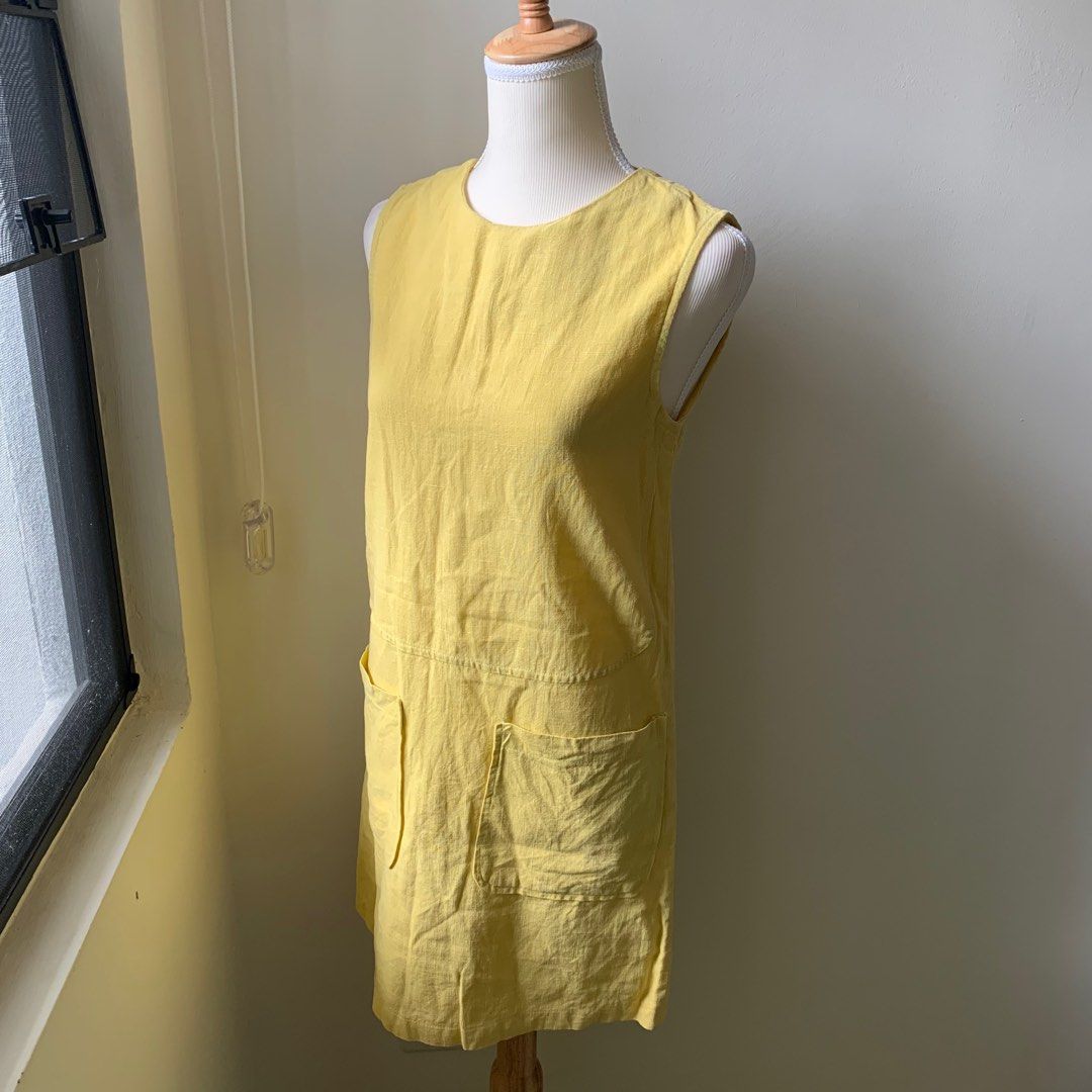 Light Yellow Korea Dress, Women's Fashion, Dresses & Sets, Dresses on