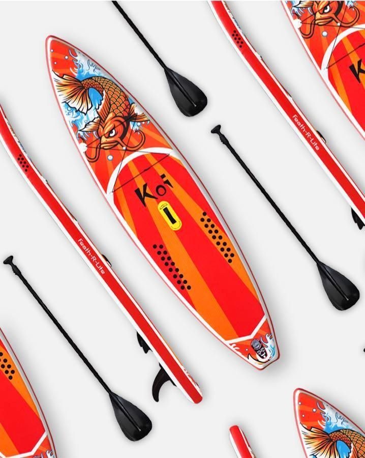 (Lightly Used) Koi Inflatable SUP Board | Standup Paddle Board | Stand ...