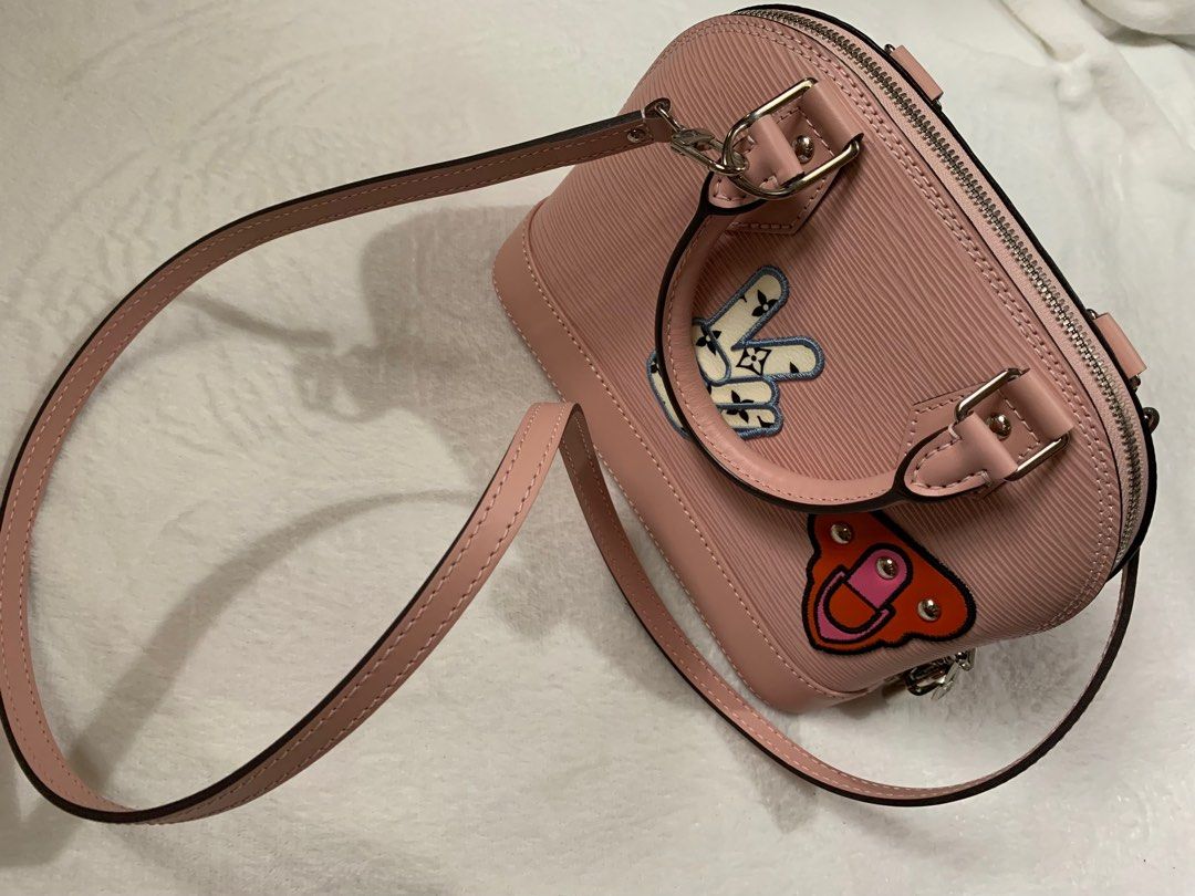 LOUIS VUITTON Alma BB Sticker Rose Ballerine