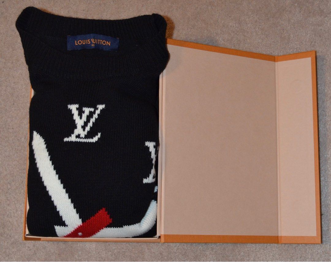 Louis Vuitton Clock Analog Sweater, Men's Fashion, Clothes on Carousell