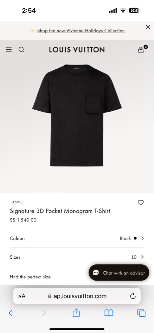 Signature 3D Pocket Monogram T-Shirt - Ready-to-Wear 1A5VIB