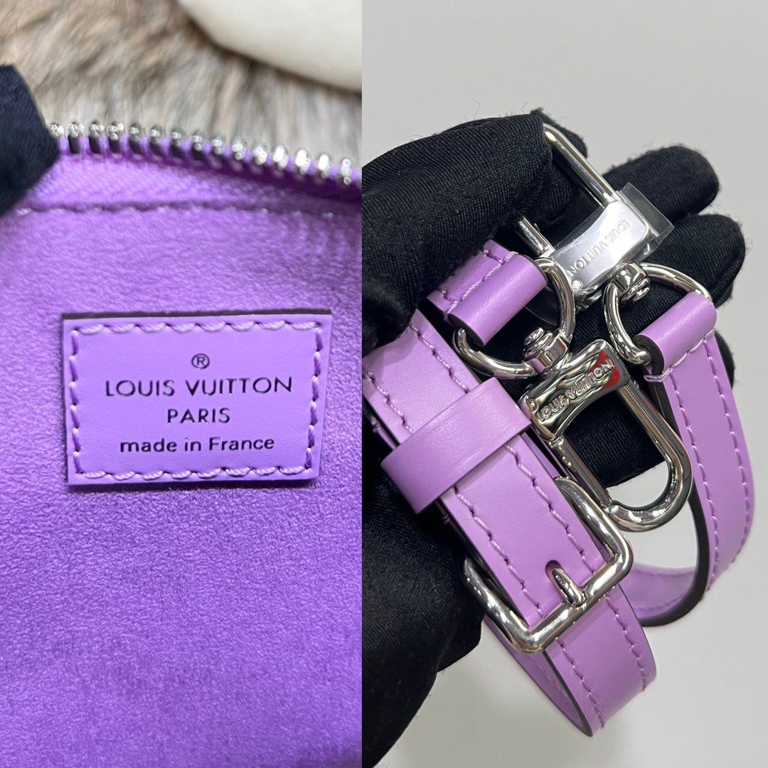 Louis Vuitton Nano Alma Lilas Provence Epi Leather Bag