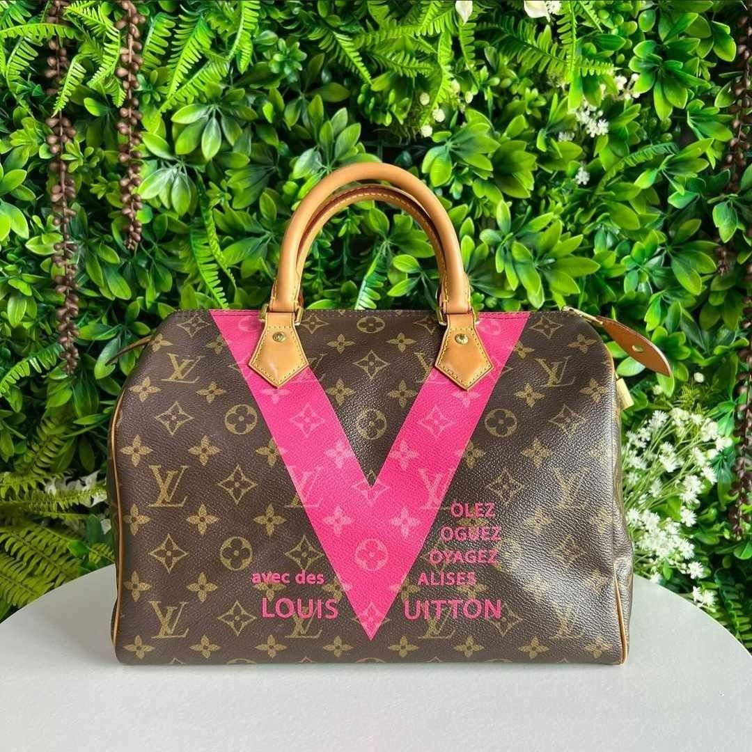 LV Bandolier Speedy 30, Luxury, Bags & Wallets on Carousell