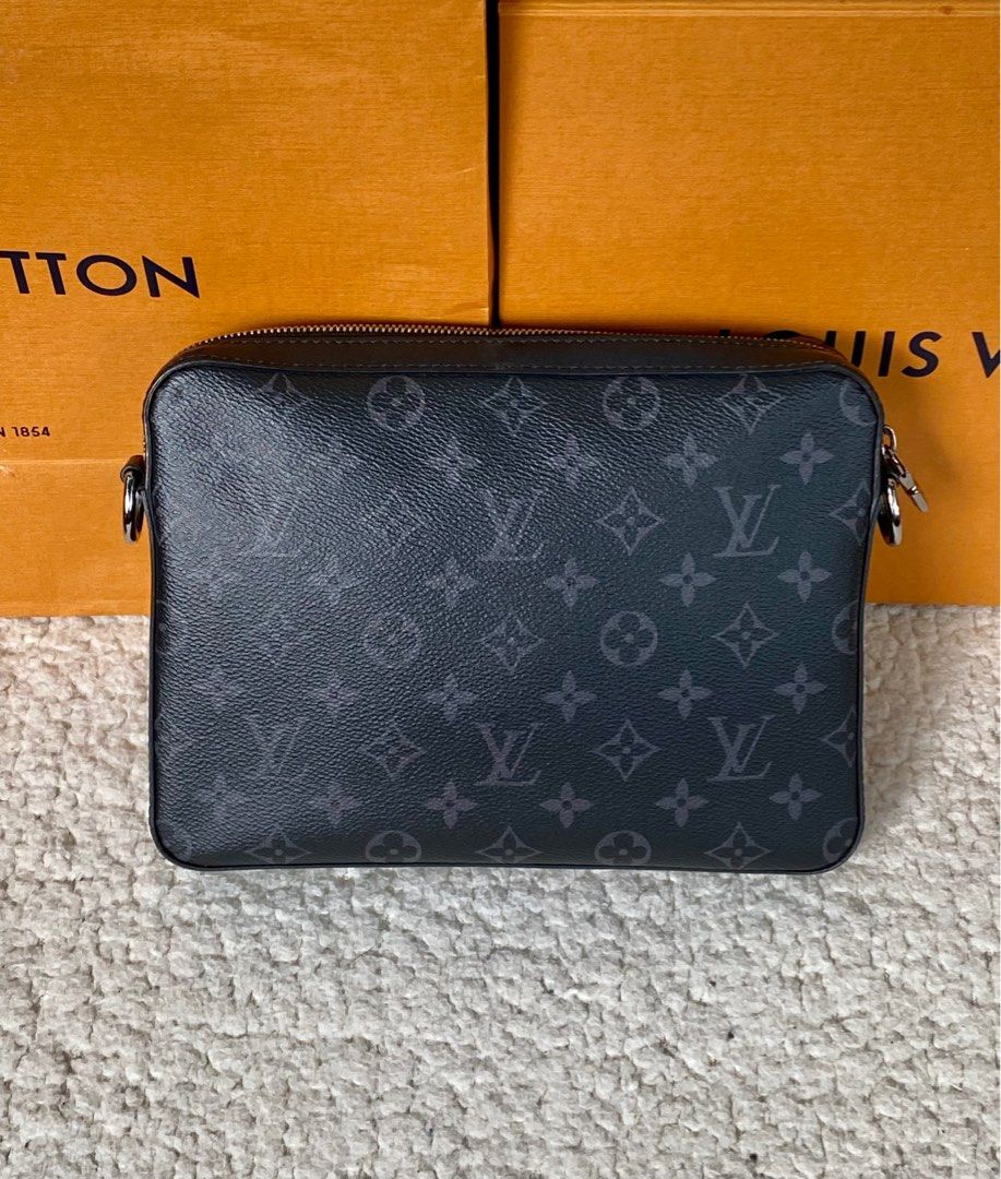 Lv Crafty Trio Pouch, Luxury, Bags & Wallets On Carousell