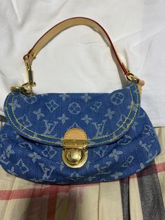 RESERVED **💯LOUIS VUITTON Pleaty Denim Bag, Luxury, Bags & Wallets on  Carousell