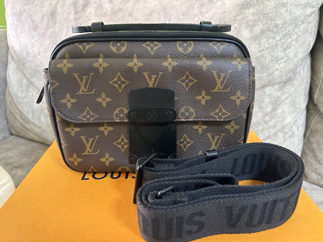 Louis Vuitton 2021 Monogram Macassar S Lock Messenger Bag - Brown