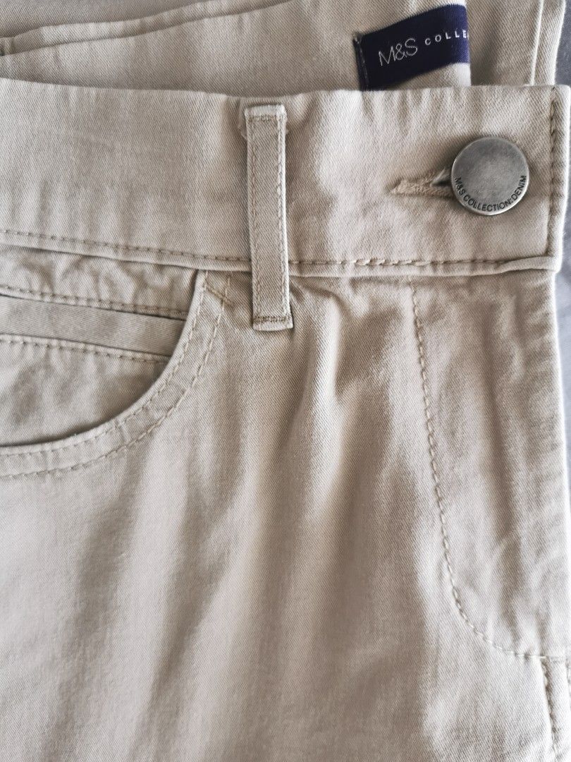 Marks and spencer khaki trousers sale