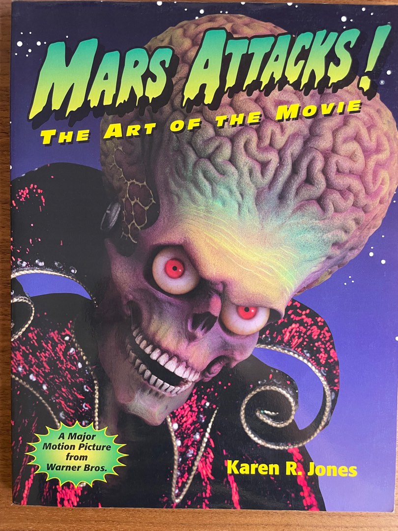 添布頓《火星人玩轉地球》Mars Attack 電影製作紀錄, 興趣及遊戲, 書本 & 文具, 漫畫 Carousell
