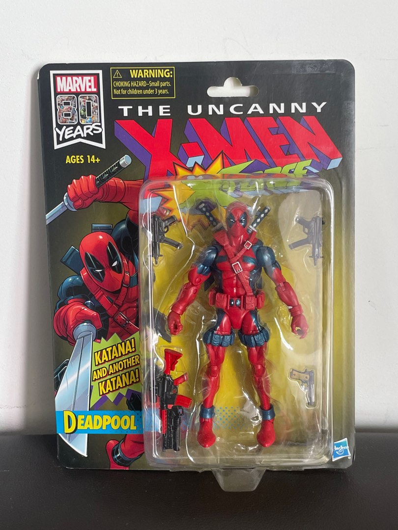 Marvel Legends Deadpool retro exclusive X-men retro (BIB), Hobbies ...