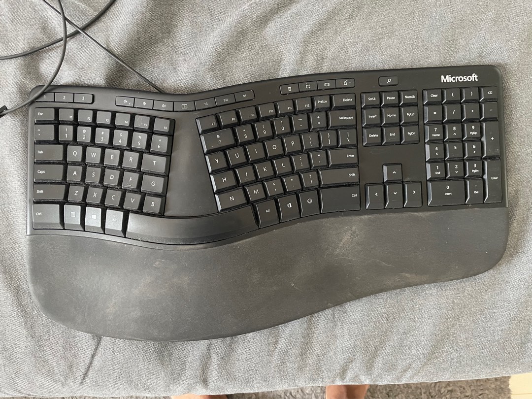 Microsoft ergonomic keyboard, Computers & Tech, Parts & Accessories