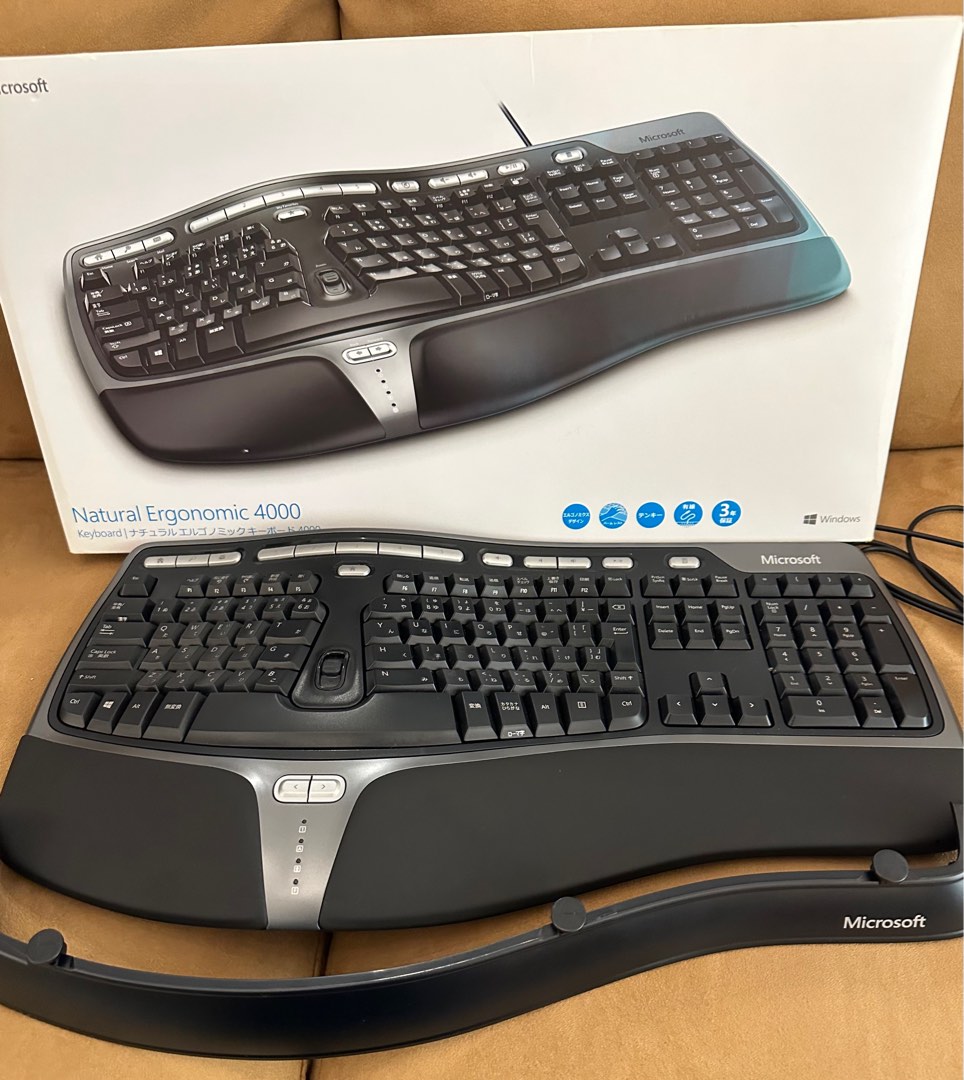 Microsoft Ergonomic wired keyboard 4000 JP, Computers & Tech, Parts