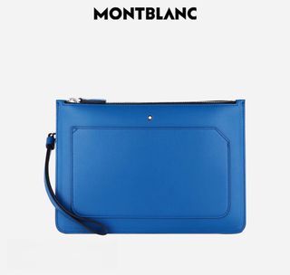 MONTBLANC 萬寶龍124083 皮革拉鍊開合手拿包