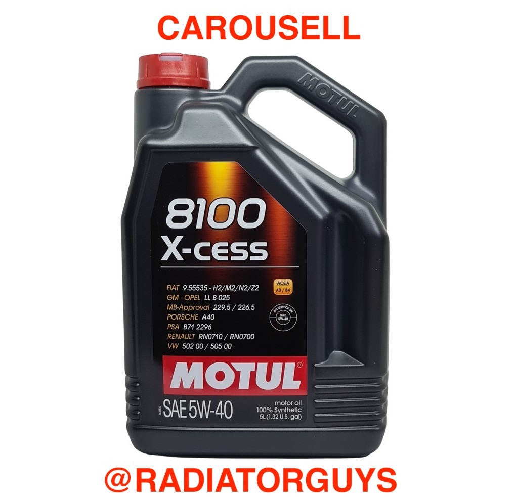 Motul 8100 X-cess 5w40 Engine Oil, Car Accessories, Accessories on ...