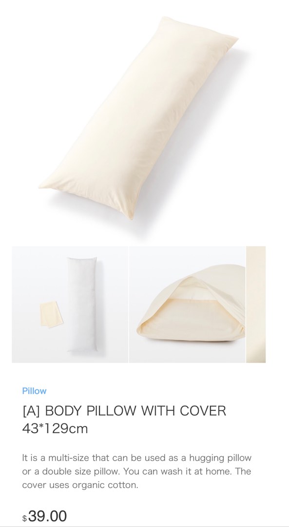 Muji Pillow, Furniture & Home Living, Home Decor, Cushions & Throws on ...