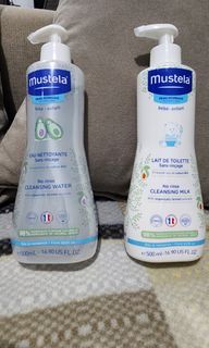 Mustela No Rinse Cleansing Water & No Rinse Cleansing Milk