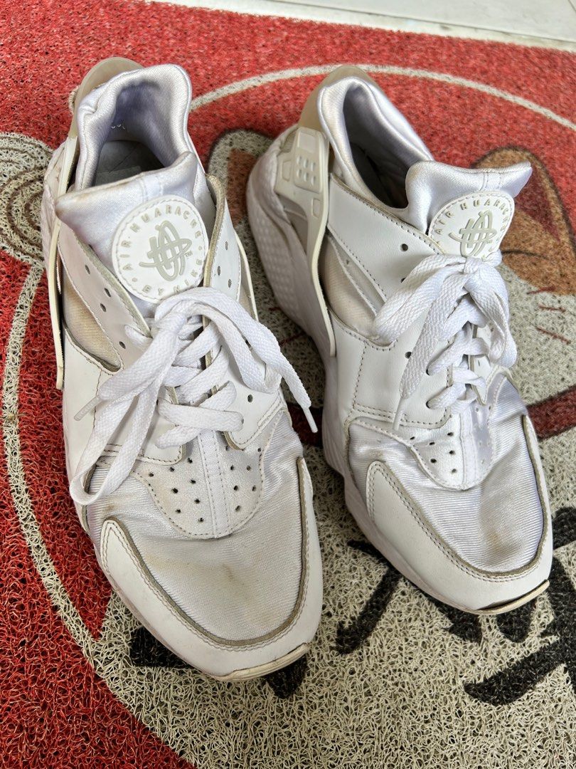 Air huarache white best sale platinum