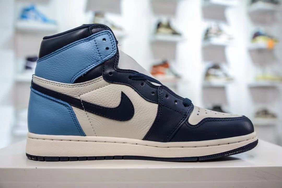 Nike Air Jordan 1 Retro High OG Obsidian 2020 555088 140 Mid Season Sale
