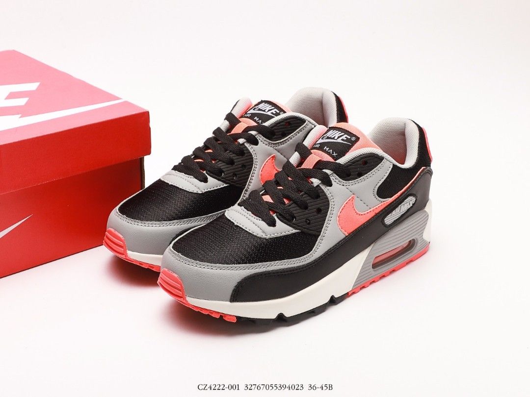 air max 90 radiant red wolf grey