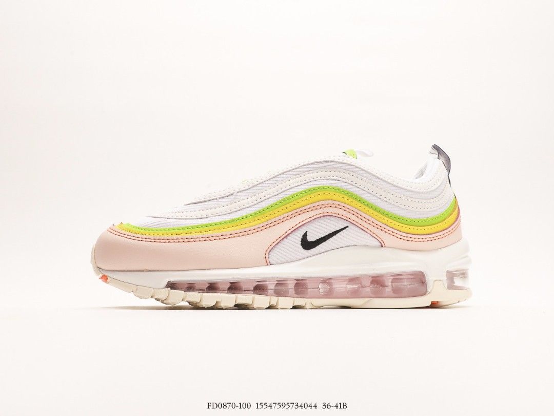 Nike Air Max 97 Feel Love White pink shoes US 5.5 US 8 Women s