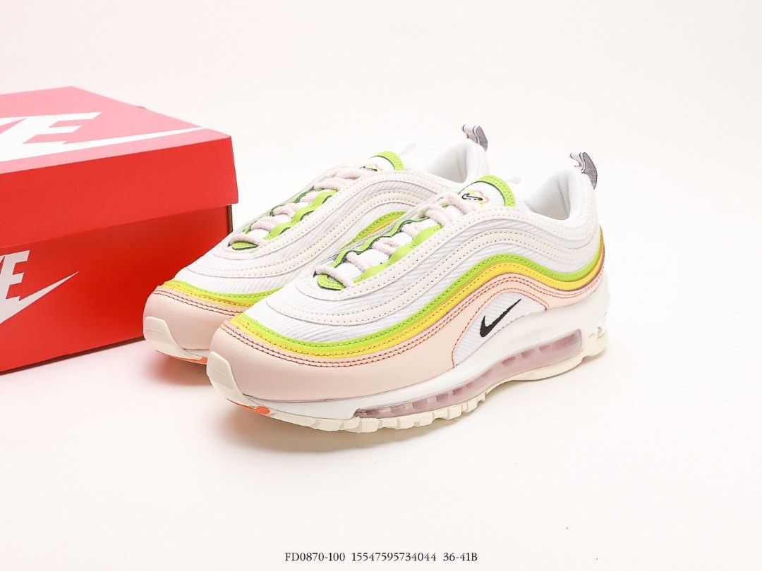 Nike Air Max 97 Feel Love White pink shoes US 5.5 US 8