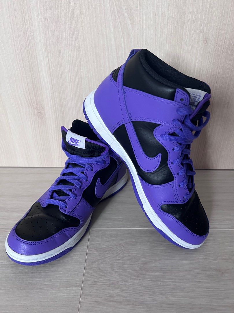 Purple high hot sale top nikes