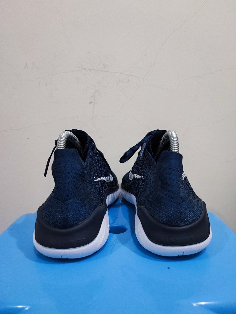 Free rn flyknit 2018 men's deals shoes collegiate navy